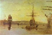 J.M.W. Turner Cowes,Isle of Wight oil painting on canvas